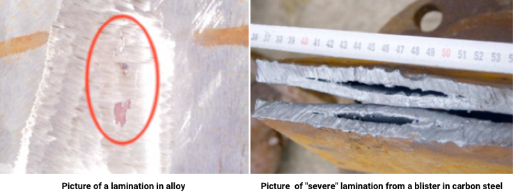 Inclusions and Laminations